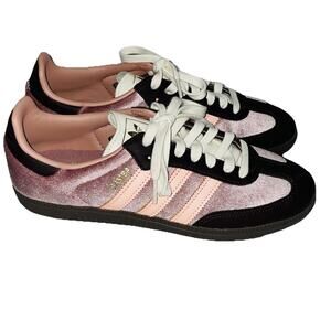 Adidas Samba OG Warm Clay Clear Orange Brown Velvet JI2682 Women’s Size 8.5